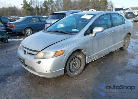 2006 Honda Civic Lx z USA, uszkodzony, nr VIN 2HGFA16586H526236